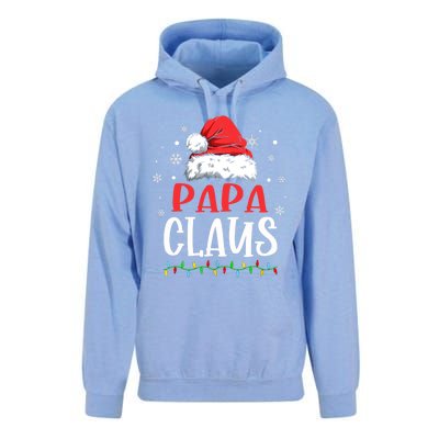 Papa Claus Matching Family Christmas Pajama Gift Unisex Surf Hoodie