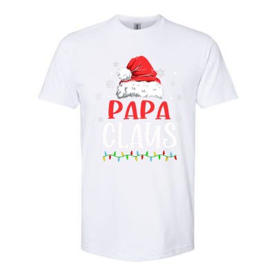 Papa Claus Matching Family Christmas Pajama Gift Softstyle CVC T-Shirt