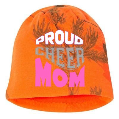 Proud Cheer Mom Squad Tryouts Pom Poms Megaphone Novelty Funny Gift Kati - Camo Knit Beanie