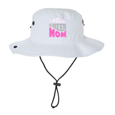 Proud Cheer Mom Squad Tryouts Pom Poms Megaphone Novelty Funny Gift Legacy Cool Fit Booney Bucket Hat