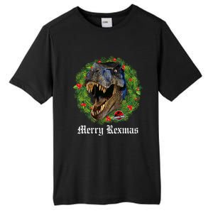 Park Christmas Merry Rexmas Tall Fusion ChromaSoft Performance T-Shirt