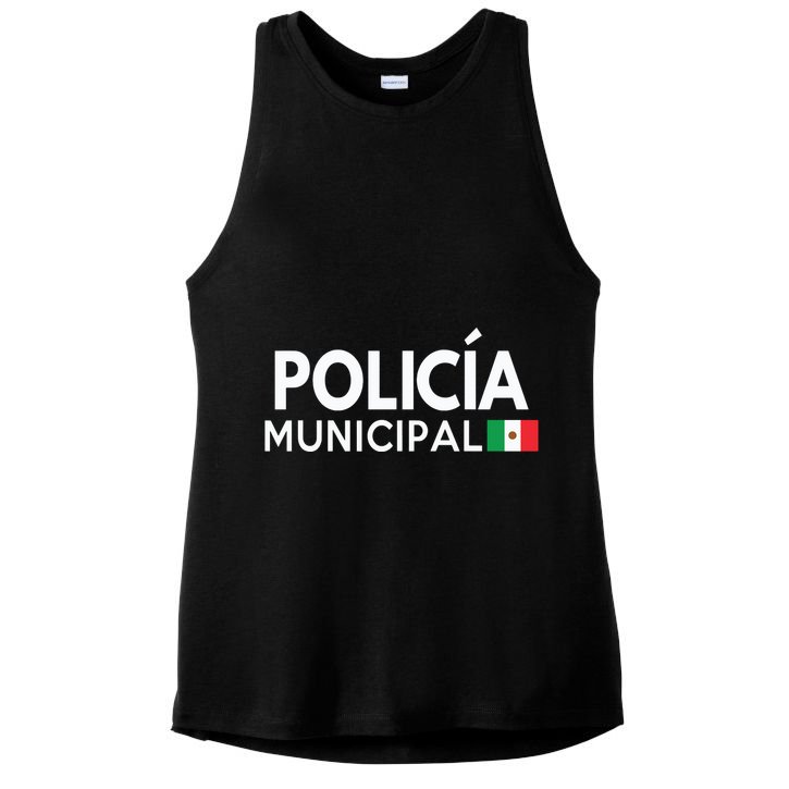 Policia Costume Mexican Police Halloween Costumes Ladies PosiCharge Tri-Blend Wicking Tank