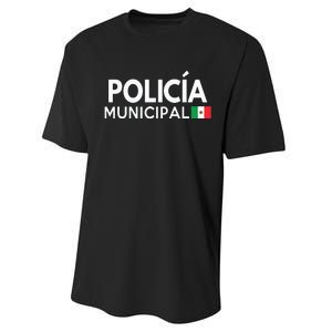 Policia Costume Mexican Police Halloween Costumes Performance Sprint T-Shirt