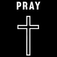 Pray Cross Minimalist Religious Backpack