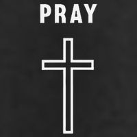 Pray Cross Minimalist Religious 15oz Campfire Ceramic Mug