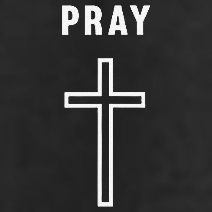 Pray Cross Minimalist Religious 15oz Campfire Ceramic Mug