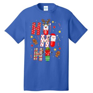 Pharmacy Crew Matching Christmas Pills Santa Elf Reindeer Gift Tall T-Shirt