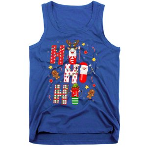 Pharmacy Crew Matching Christmas Pills Santa Elf Reindeer Gift Tank Top