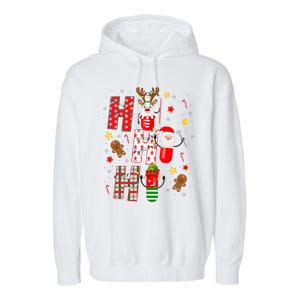 Pharmacy Crew Matching Christmas Pills Santa Elf Reindeer Gift Garment-Dyed Fleece Hoodie