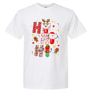 Pharmacy Crew Matching Christmas Pills Santa Elf Reindeer Gift Garment-Dyed Heavyweight T-Shirt