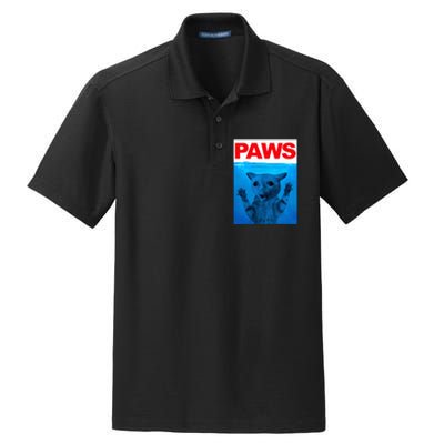 Paws Cat Meme Humor Funny Kitty Lover Funny Cats Dads Mom Dry Zone Grid Polo