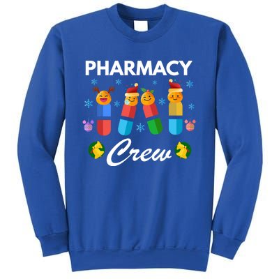 Pharmacy Crew Merry Christmas Funny Pharmacist Pills Gift Sweatshirt