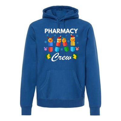 Pharmacy Crew Merry Christmas Funny Pharmacist Pills Gift Premium Hoodie