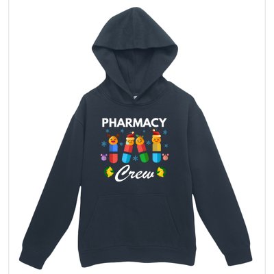 Pharmacy Crew Merry Christmas Funny Pharmacist Pills Gift Urban Pullover Hoodie