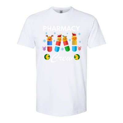 Pharmacy Crew Merry Christmas Funny Pharmacist Pills Gift Softstyle CVC T-Shirt