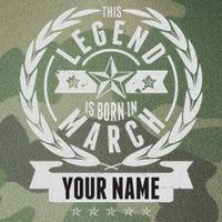 Personalized Custom Name This Legends Is Born In March Legacy Tie Dye Trucker Hat