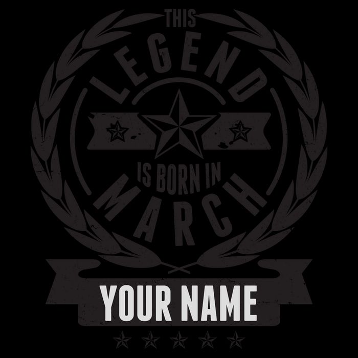 Personalized Custom Name This Legends Is Born In March Mug