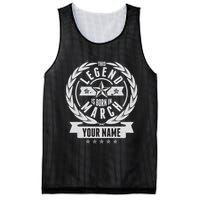 Personalized Custom Name This Legends Is Born In March Mesh Reversible Basketball Jersey Tank