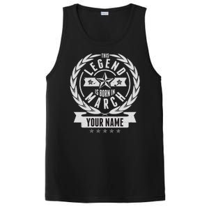 Personalized Custom Name This Legends Is Born In March PosiCharge Competitor Tank