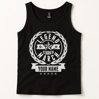 Personalized Custom Name This Legends Is Born In March Tank Top