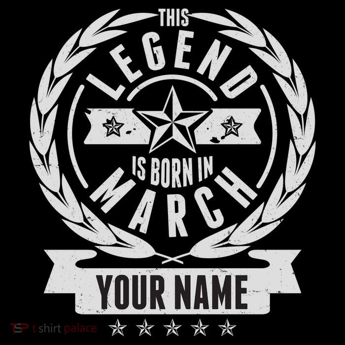 Personalized Custom Name This Legends Is Born In March Tank Top