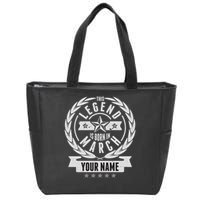 Personalized Custom Name This Legends Is Born In March Zip Tote Bag