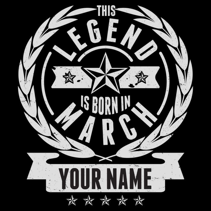 Personalized Custom Name This Legends Is Born In March Zip Tote Bag