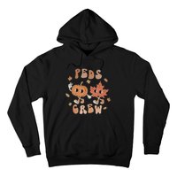 Peds Crew Nurse Etro Groovy Pumpkin Thanksgiving Pediatrics Hoodie