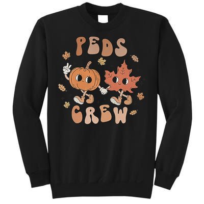 Peds Crew Nurse Etro Groovy Pumpkin Thanksgiving Pediatrics Sweatshirt