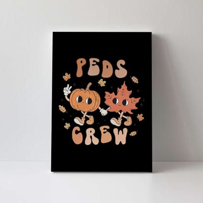 Peds Crew Nurse Etro Groovy Pumpkin Thanksgiving Pediatrics Canvas