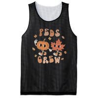 Peds Crew Nurse Etro Groovy Pumpkin Thanksgiving Pediatrics Mesh Reversible Basketball Jersey Tank