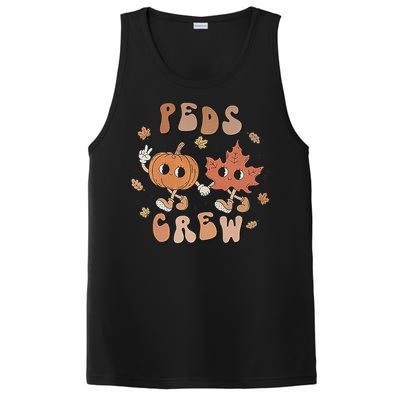 Peds Crew Nurse Etro Groovy Pumpkin Thanksgiving Pediatrics PosiCharge Competitor Tank