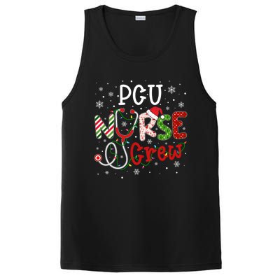 Pcu Christmas Nurse Crew Funny Nursing Christmas Pattern Gift PosiCharge Competitor Tank