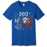 Pcu Christmas Nurse Crew Funny Nursing Christmas Pattern Gift Premium T-Shirt