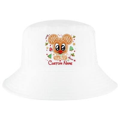 Personalized Custom Name Cute Mouse Christmas Love Mouse Gift Birthday Cool Comfort Performance Bucket Hat