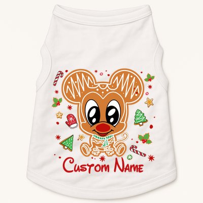 Personalized Custom Name Cute Mouse Christmas Love Mouse Gift Birthday Doggie Tank