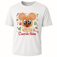 Personalized Custom Name Cute Mouse Christmas Love Mouse Gift Birthday Cooling Performance Crew T-Shirt