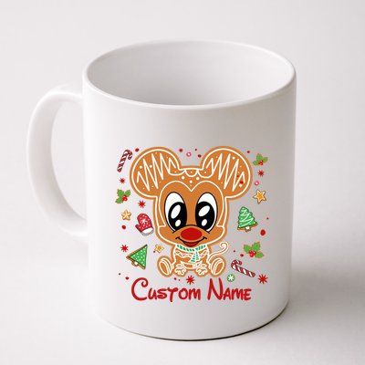 Personalized Custom Name Cute Mouse Christmas Love Mouse Gift Birthday Mug