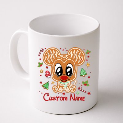 Personalized Custom Name Cute Mouse Christmas Love Mouse Gift Birthday Coffee Mug