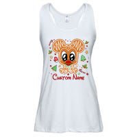 Personalized Custom Name Cute Mouse Christmas Love Mouse Gift Birthday Ladies Essential Flowy Tank