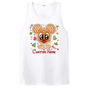 Personalized Custom Name Cute Mouse Christmas Love Mouse Gift Birthday PosiCharge Competitor Tank