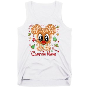 Personalized Custom Name Cute Mouse Christmas Love Mouse Gift Birthday Tank Top