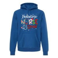 Pediatric Christmas Nurse Crew Nursing Christmas Pattern Gift Premium Hoodie