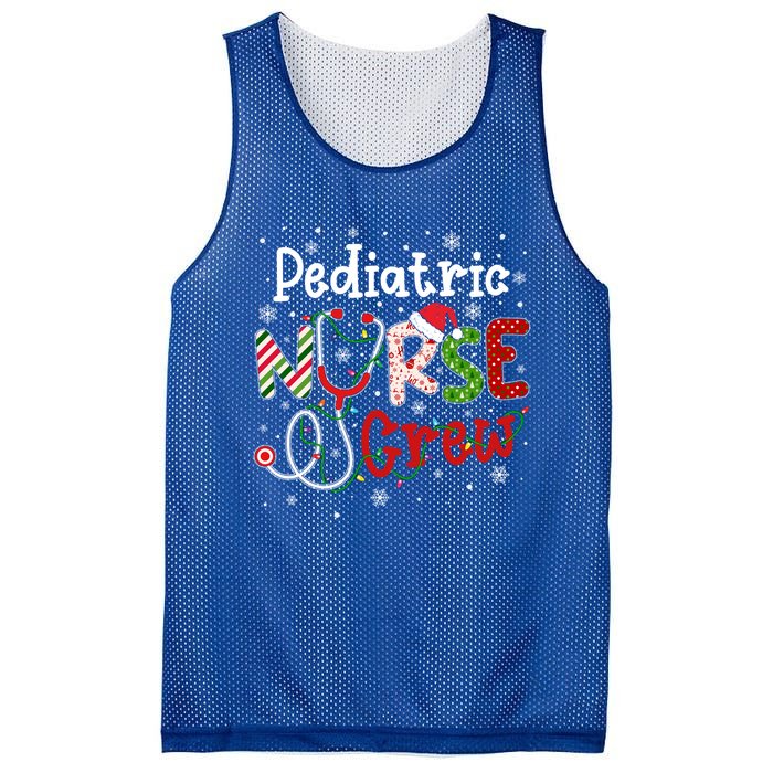 Pediatric Christmas Nurse Crew Nursing Christmas Pattern Gift Mesh Reversible Basketball Jersey Tank