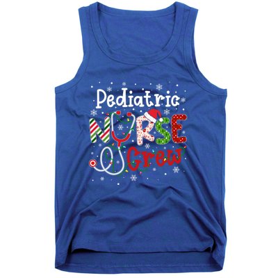 Pediatric Christmas Nurse Crew Nursing Christmas Pattern Gift Tank Top