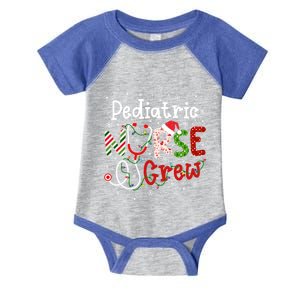 Pediatric Christmas Nurse Crew Nursing Christmas Pattern Gift Infant Baby Jersey Bodysuit