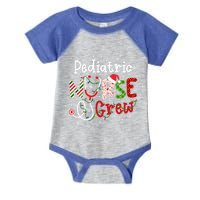 Pediatric Christmas Nurse Crew Nursing Christmas Pattern Gift Infant Baby Jersey Bodysuit