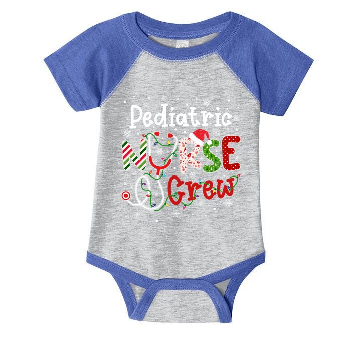 Pediatric Christmas Nurse Crew Nursing Christmas Pattern Gift Infant Baby Jersey Bodysuit