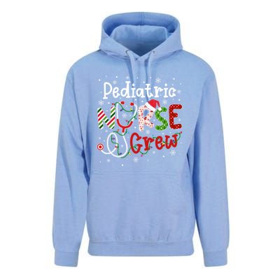 Pediatric Christmas Nurse Crew Nursing Christmas Pattern Gift Unisex Surf Hoodie