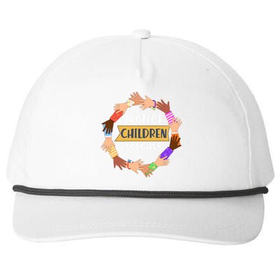 Protect Children Not Guns Snapback Five-Panel Rope Hat